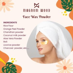 Face wax powder