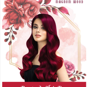 Burgundy hair dye